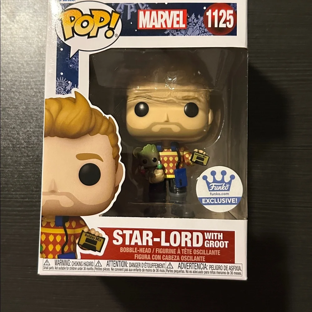 Star-lord with groot funko exclusive # 1125 (nib) - Picture 1 of 6